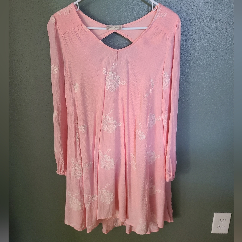 Altar'd State Embroidered Floral Dress, Size Small - Picture 4 of 7